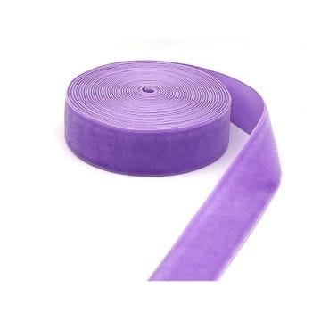 AnseTendance 10 mètres de ruban sangle decorative simple face velours de polyester 25mm de large largeur créations DIY couture custo