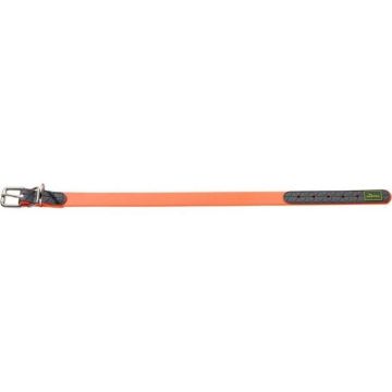 Collier - HUNTER - Comfy - Orange Fluo - 65 cm - Résistant à l'eau et aux déchirures