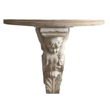Console - Sapin Magnésium - 100 x 50,5 x 74 cm - Blanc
