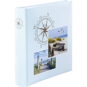 Album photo grand format Compass, 30 x 30 cm, 100 pages blanches