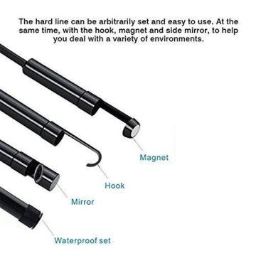 Hangang endoscope endoscope sans fil, WiFi Caméra d'inspection avec IP68 étanche 2.0 mégapixels pour Samsung iPhone Mac pour ordinat