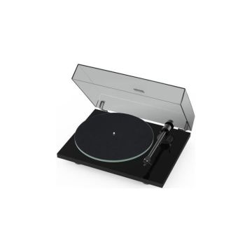 Platine Vinyle - Pro-Ject - T1 OM 5e - Noir laqué - Entièrement manuel - 33 tours