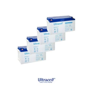 Lot de 4 batterie gel solaire 12V 150Ah UCG Ultracell