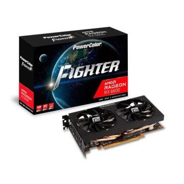 Carte Graphique - PowerColor - Radeon RX 6600 - 8G - GDDR6 ( AXRX 6600 8GBD6-3DH)