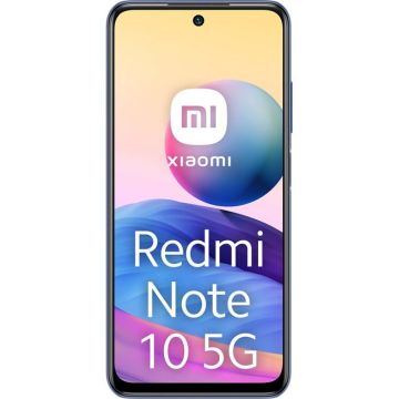 Smartphone - Xiaomi - Redmi Note 10 - 4 Go RAM - 128 Go - Double caméra - Lecteur d'empreintes - Bleu