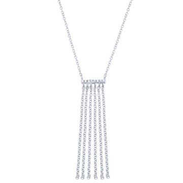 Collier femme - Go Mademoiselle - Collier Go Mademoiselle chaînettes argent - Couleur de la matière:Blanc