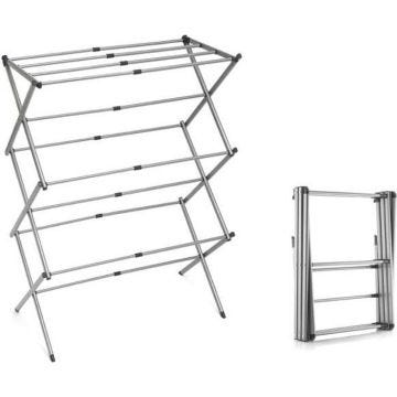 Etendoir Linge Interieur et Extérieur | Sechoir a Linge Pliable | Seche Linge 3 Niveaux - InnovaGoods