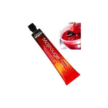 Coloration Permanente - L'OREAL - Majirouge N°4.65 - Chatain Rouge Acajou - 50ml - Texture Crème
