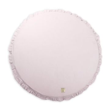 MeowBaby 100x100cm Tapis De Jeu Rond Pour Enfants Matelas De Sol Bébé Tapis Pour Enfants Matelas Pliant Jouer Tapis Jouer Rose Clair