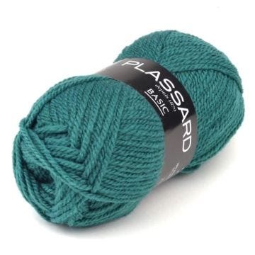 Laine Plassard Basic 657 Vert - Plassard - Laine Intemporelle - Acrylique;Laine - 1 pelote