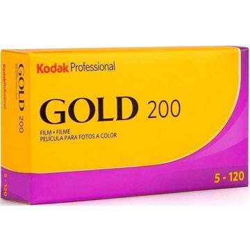 PACK DE 5 FILMS KODAK GOLD 200ISO 120