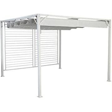 Pergola - DKD Home Decor - Standard - Blanc - Acier - Jardin