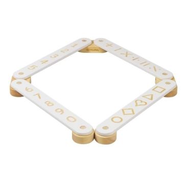 MeowBaby® Parcours sensoriel, bois blanc, 4 éléments