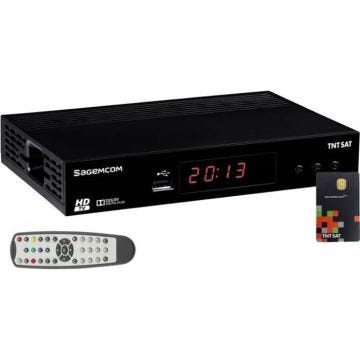 Récepteur Satellite HD ASTRA N°1 - SAGEM - TNTSAT V6 - HDMI - Noir