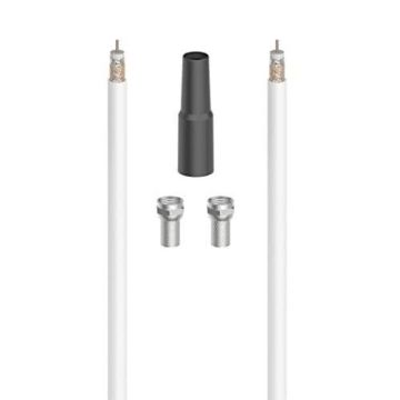 KIT DE RACCORDEMENT SAT, 100 DB, 10 M HAMA 00205041