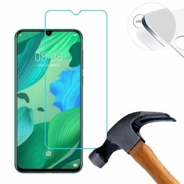 Lusee 2 x Film de Protection écran en Verre Trempé pour Huawei Nova 5 Pro 6.39 Pouce Transparent 9H 2.5D