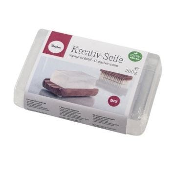 Pain de savon transparent - Rayher - 200g - 100% vegan
