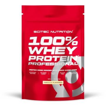 Whey concentrée Scitec Nutrition - 100% Whey Protein Professional - Vanilla 500g