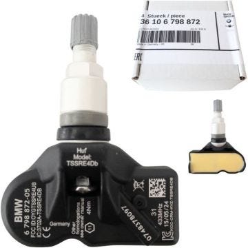 Capteur de pression des pneus - SCHRADER - MINI COOPER R56 R55 R60 - Préprogrammé - Garantie 2 ans - Noir