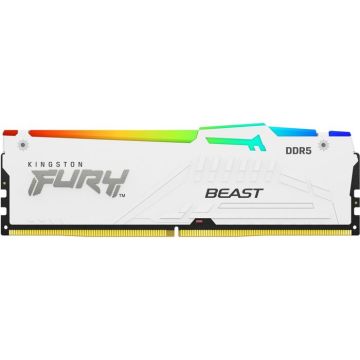 DIMM - Kingston - FURY Beast - 32 Go - 5200 MT/s - RGB Blanc