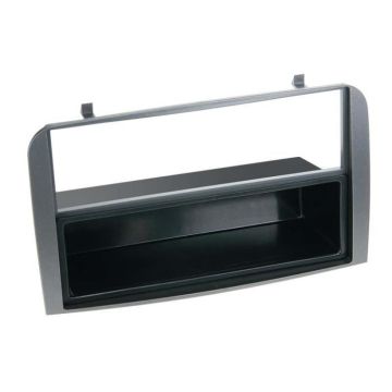 Adaptateur de façade 2-DIN avec vide poche Alfa Romeo 147/GT anthracite
