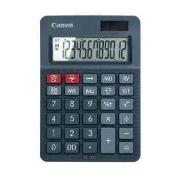Calculatrice de bureau - CANON - AS-120 II HB - LCD - Noir - Pile