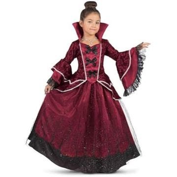 Déguisement de reine vampire - MY OTHER ME - Enfant - Noir et Rouge - Polyester - Plusieurs tailles
