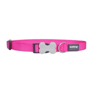 Collier pour chien - Red Dingo - Fuchsia - Fermoir résistant - Confort optimal - Anneau en D en acier inoxydable