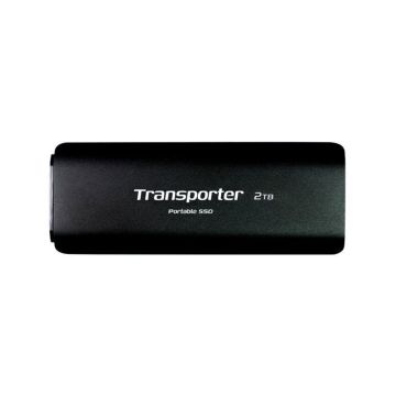 SSD Externe - Transporter - 2 To - USB-C 3.2 Gen 2 - 1000 MB/s - Noir