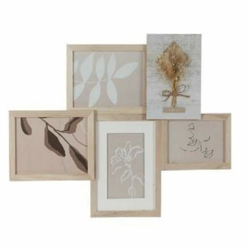 cadre photo 53 x 2,4 x 39,5 cm verre naturel shabby chic