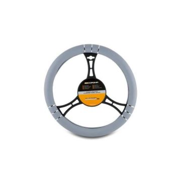 Couvre Volant - Chromeline - Gris - PVC - Universel - Lavable
