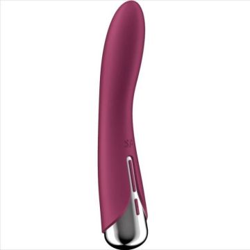 SATISFYER - SPINNING VIBE 1 VIBRATEUR ROTATEUR G-SPOT ROUGE -