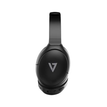 Casques avec Microphone V7 HB800ANC Noir - Serre-tête - Binaural - Batterie intégrée