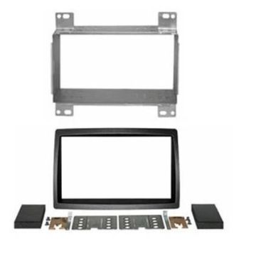 Adaptateur de façade d'autoradio Double DIN Noir avec cage métallique Hyundai i30