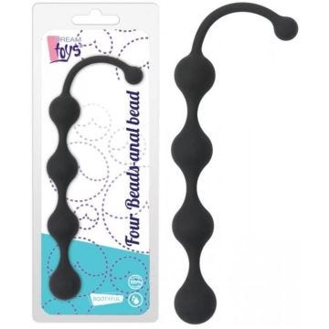 Chapelet Anal - Dream Toys - Bootyful - 25 cm - Silicone - 4 boules de 2,3 cm