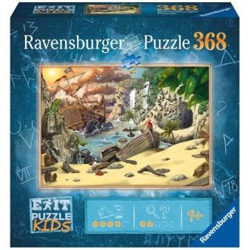 Puzzle EXIT Kids - RAVENSBURGER - L'Aventure des pirates - 100 pièces - Multicolore - À partir de 3 ans