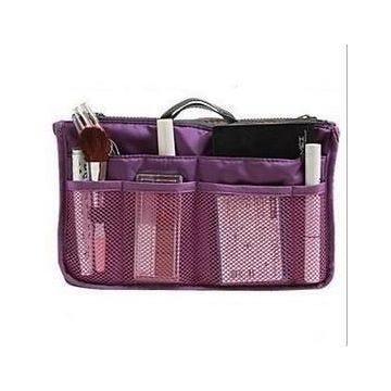 sac de rangement intérieur pour grand sac à main ou sac de voyage couleur Violet