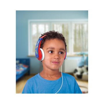 Casque audio enfant - JVC - HA-KD7-Z-E - Rouge et bleu - Limiteur de volume - Sur-oreille
