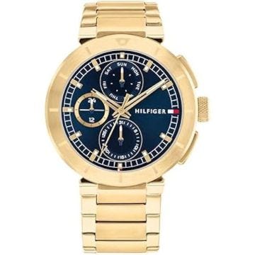 Tommy Hilfiger Montre Analogique Multifunction à Quartz pour Homme avec Bracelet en Acier Inoxydable Tommy Hilfiger Montre Analogique Multifunction à Quartz pour Homme avec Bracelet en Acier Inoxydable