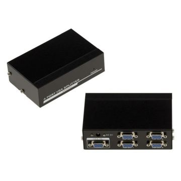 Splitter VGA 4 Ports - 350MHz - Affichez l'image d'un PC sur 4 écrans en même temps