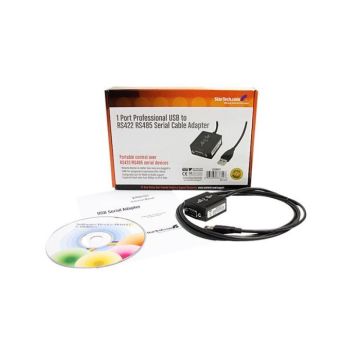 STARTECH Câble Adaptateur Professionnel de 1.80m USB vers RS422/485 - Mémorisation de Port COM - Première extrémité : 1 x 9
