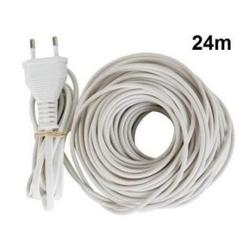 Cordon electrique chauffant cable antigel 24m 2x12