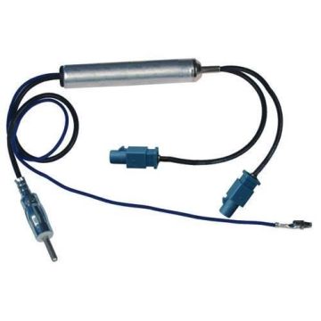 Adaptateur d'antenne - Caliber ANT631D - 2x Fakra à DIN 250 x 15 x 15 mm Argenté