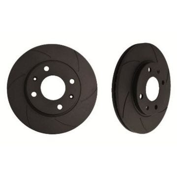 DISCOS BLACK DIAMOND RAYURES 6 MERCEDES CLASSE C (S204 - W204) tous les modèles avec propulsion arrière VENTILADOOS 01I07- ARRIERE