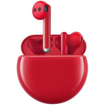 Ecouteurs sans-fil HUAWEI FreeBuds 3 avec Réduction Active du Bruit - Rouge