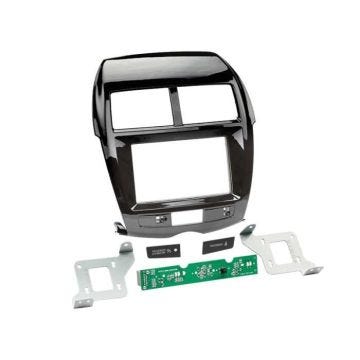 Adaptateur de façade 2-DIN - ACV - Citroen C4 / Peugeot 4008 - Noir piano - Universel - Voiture