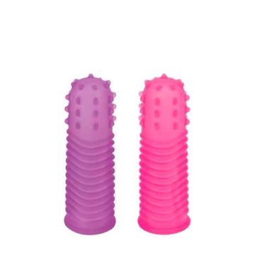 Pompe à pénis - Seven Creations - Manches de doigt de luxure - Couleur rose - Pour adultes