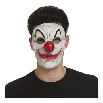 Masque de Clown Terrifiant - Disfrazzes - Taille unique - Multicolore