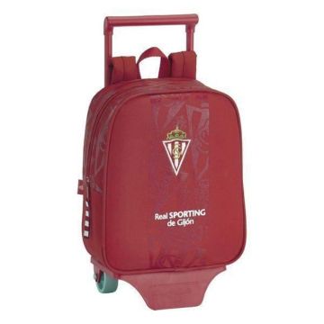 Cartable à roulettes 805 Real Sporting de Gijón Rouge - - - Real Sporting de Gijón