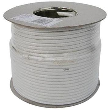 G-Tec Câble d'antenne pour satellite Sky TV numérique RG6 Blanc 50 m